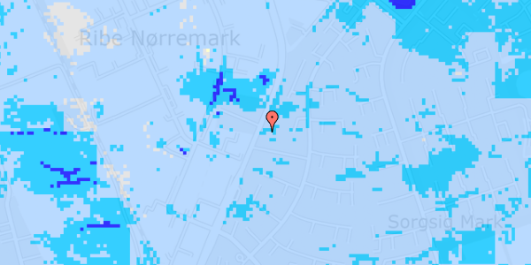 Ekstrem regn på Trojelsvej 40