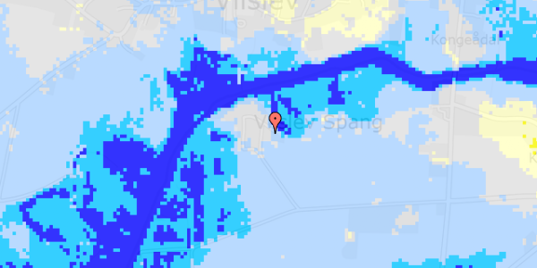 Ekstrem regn på Vilslev Spang 4