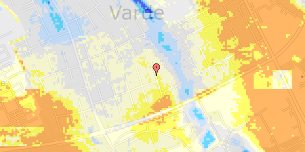 Ekstrem regn på Gyvellunden 75