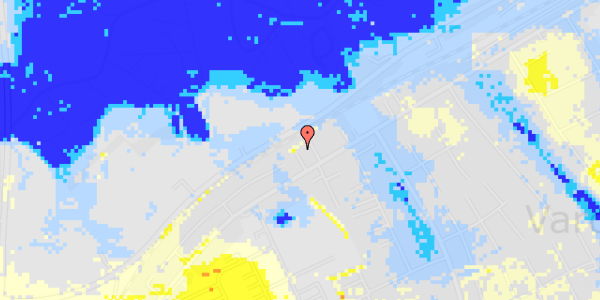 Ekstrem regn på Hjertingvej 68F