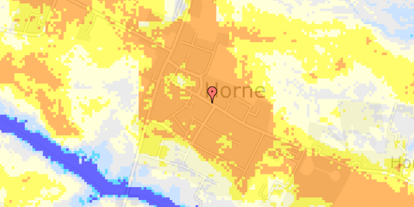 Ekstrem regn på Hornelund 12