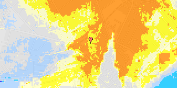 Ekstrem regn på Markedspladsen 4