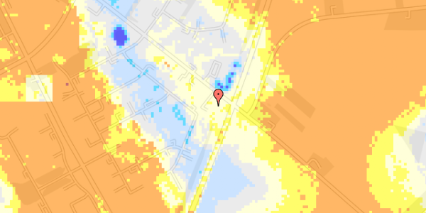 Ekstrem regn på Roustvej 90