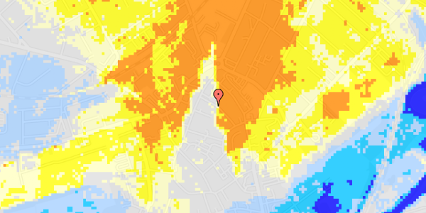 Ekstrem regn på Spigerborgade 17