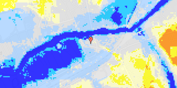 Ekstrem regn på Torvegade 25