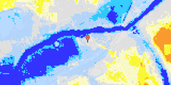 Ekstrem regn på Torvegade 31