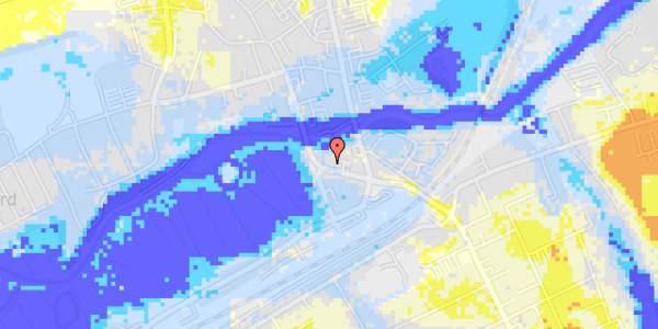 Ekstrem regn på Torvegade 37