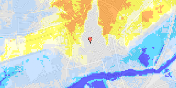 Ekstrem regn på Vestergade 5E