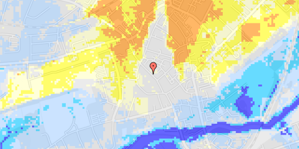 Ekstrem regn på Vestergade 7