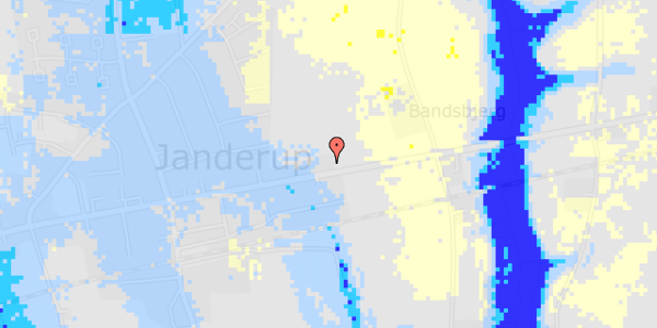 Ekstrem regn på Vesterled 2A, st. 