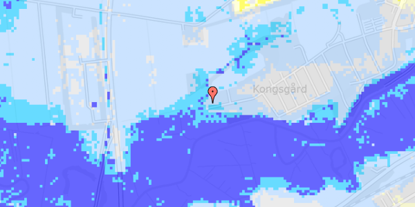 Ekstrem regn på Vestervænget 34