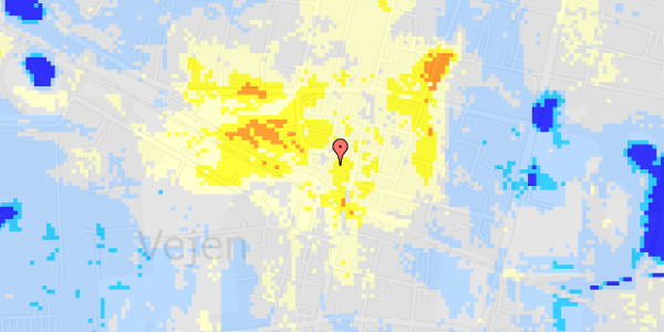 Ekstrem regn på Banegårdspladsen 8, 1. 3