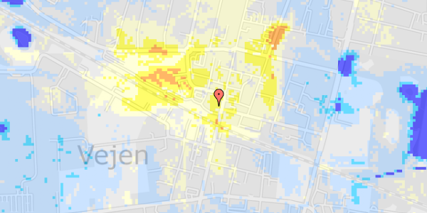 Ekstrem regn på Banegårdspladsen 16, 1. 13