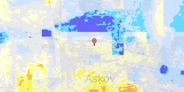 Ekstrem regn på Baslund 95