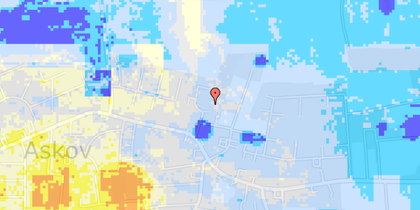 Ekstrem regn på Dammen 16