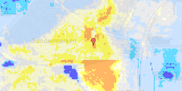 Ekstrem regn på Ellestrup 30