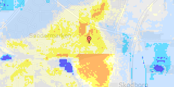 Ekstrem regn på Ellestrup 34