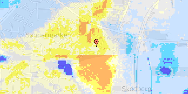 Ekstrem regn på Ellestrup 42