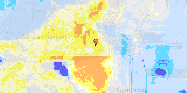 Ekstrem regn på Ellestrup 44