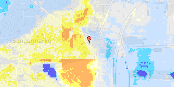 Ekstrem regn på Ellestrup 47