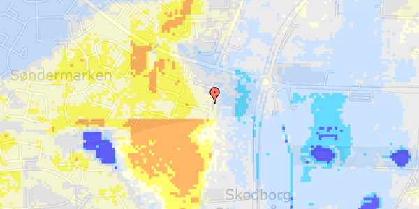 Ekstrem regn på Ellestrup 59