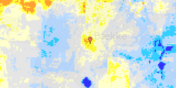 Ekstrem regn på Elmeallé 6