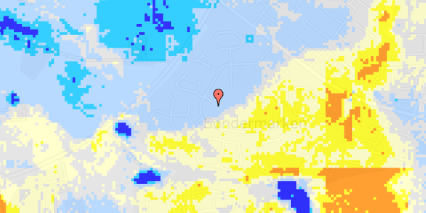 Ekstrem regn på Grønningen 10