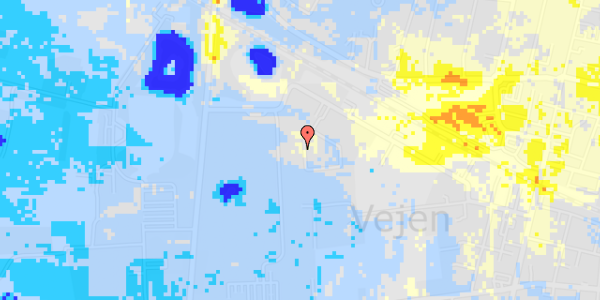 Ekstrem regn på Grønvangen 25