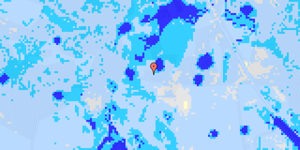 Ekstrem regn på Holmsmindevej 9