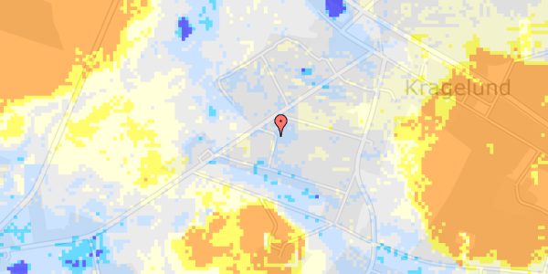 Ekstrem regn på Kragelundvej 6A