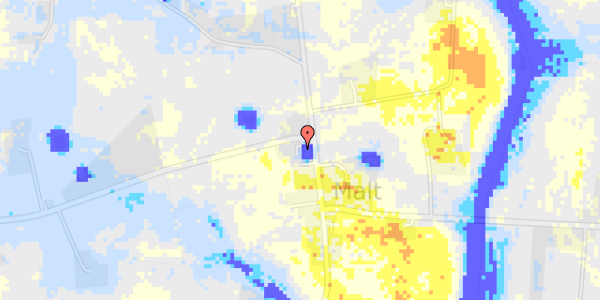 Ekstrem regn på Ladelundvej 106