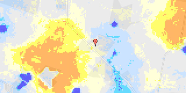 Ekstrem regn på Margretenborgvej 1