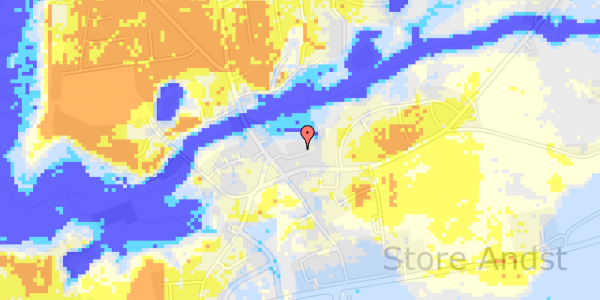 Ekstrem regn på Markdannersvej 28D