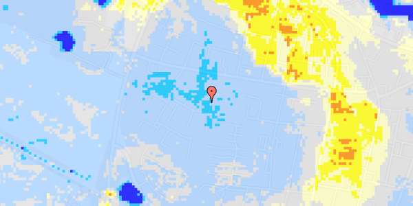 Ekstrem regn på Marsvej 1