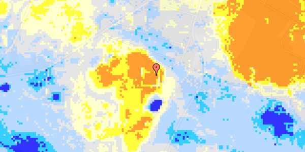 Ekstrem regn på Nedre Kragelundvej 9