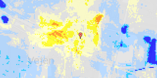 Ekstrem regn på Torvegade 2