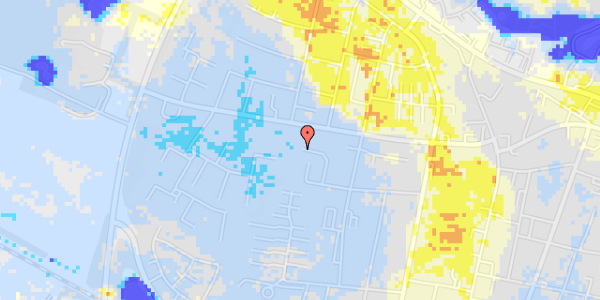 Ekstrem regn på Vesterled 34