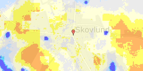 Ekstrem regn på Borgergade 2A, st. 