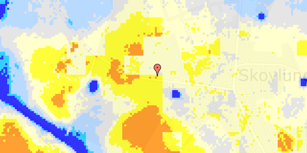 Ekstrem regn på Bygvænget 1