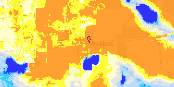 Ekstrem regn på Herningvej 19