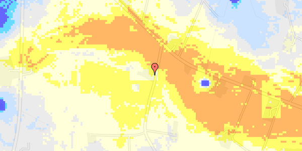 Ekstrem regn på Lindbjergvej 2