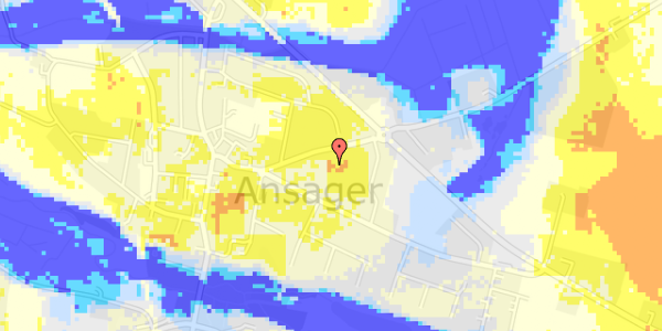 Ekstrem regn på Skolegade 8