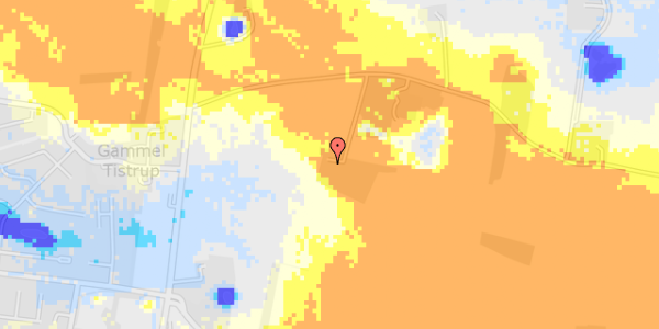 Ekstrem regn på Tøndingvej 2