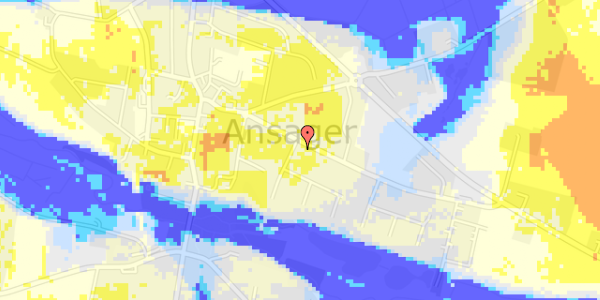 Ekstrem regn på Østergade 16B