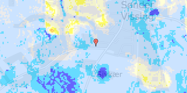 Ekstrem regn på Burgårdevej 12