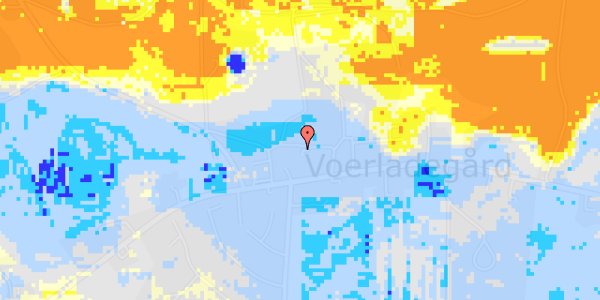 Ekstrem regn på Damtoften 5B