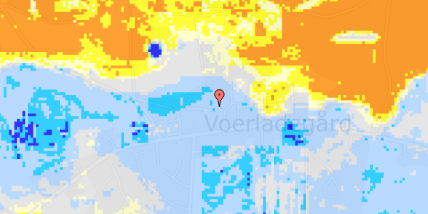 Ekstrem regn på Damtoften 14