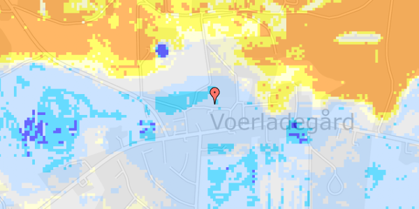 Ekstrem regn på Damtoften 18