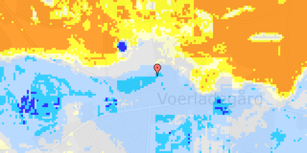 Ekstrem regn på Damtoften 30