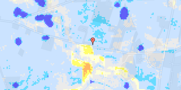 Ekstrem regn på Grædstrupvej 14